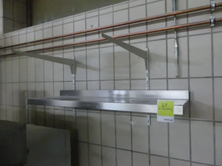 Edelstahl-Wandboard mit Halterung